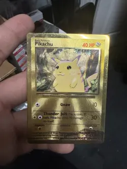 2021 Pokemon Pikachu Gold Metal Ultra Premium Collection 58/102 - Celebrations - Image 1