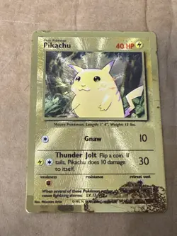 2021 Pokemon Pikachu Gold Metal Ultra Premium Collection 58/102 - Celebrations - Image 3