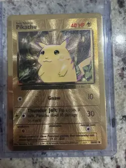 2021 Pokemon Pikachu Gold Metal Ultra Premium Collection 58/102 - Celebrations - Image 1