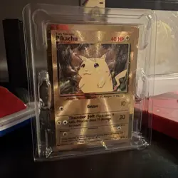 2021 Pokemon Pikachu Gold Metal Ultra Premium Collection 58/102 - Celebrations - Image 1