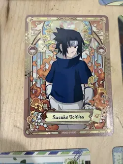 Sasuke Uchiha NARUTO NRSA01-SP-002L5 Naruto Kayou Card - ENGLISH - Heaven Scroll - Image 1
