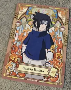 Sasuke Uchiha NARUTO NRSA01-SP-002L5 Naruto Kayou Card - ENGLISH - Heaven Scroll - Image 1