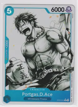 One Piece TCG - Portgas D. Ace Alt Art English - ST22-010 - ST22 Ace & Newgate - Image 1
