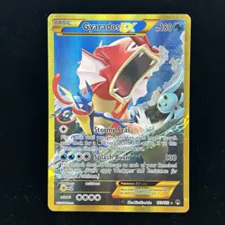 Pokemon TCG Gyarados EX 123/122 XY Breakpoint Full Art Secret Holo Rare Card LP - Image 1