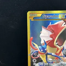 Pokemon TCG Gyarados EX 123/122 XY Breakpoint Full Art Secret Holo Rare Card LP - Image 2