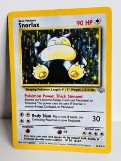 Pokemon TCG · Snorlax 11/64 · Holo Rare · Jungle · Vintage WOTC (1999) - Image 2