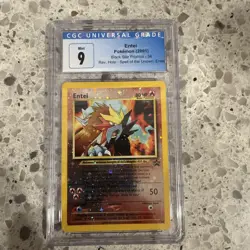 Entei #34 Black Star Promo CGC Graded 9 Pokemon TCG - Image 1