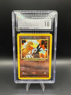 Pokemon TCG Entei Wizards Black Star Promos 34 Holo Promo Promo CGC 10 - Image 1