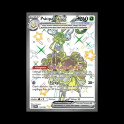 Pokemon TCG Karte Psiopatra ex Shiny || Paldeas Schicksale - 214/091 || NM DE - Image 1