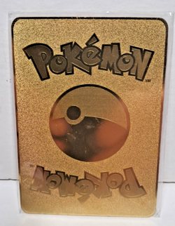 Pikachu I Choose You! Gold Metal Pokemon Card Collectible Valentines Day - Image 4