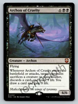 Archon of Cruelty Commander: Modern Horizons 3 Mythic Regular #197 MTG - Image 1