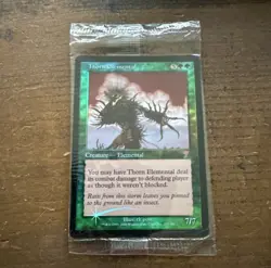 MTG Sealed THORN ELEMENTAL FOIL 7th Edition MINT RARE Creature 2001 - Image 1