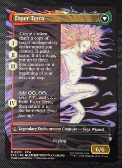 MTG Terra Magical Adept Borderless M 0323 Final Fantasy Regular NM - Image 2