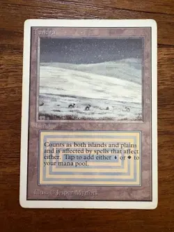 Tundra - MP/LP - Magic the Gathering Unlimited Edition 1993 UL - Image 1