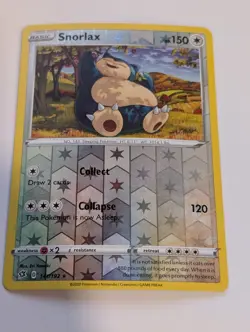 Snorlax 141/192 - Rebel Clash Pokemon Reverse Holo Foil Nice! - Image 1