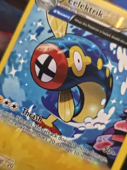Eelektrik 64/160 XY Primal Clash Reverse Holo Half Art Rare Pokemon Card - Image 2