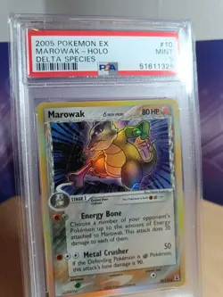 Pokemon Karte - Marowak/Knogga Holo PSA Mint 9 - Delta Species δ 10/113 Englisch - Image 2