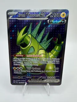 Iron Thorns ex 196/167 - Ultra Rare Full Art - Twilight Masquerade - Pokemon TCG - Image 1