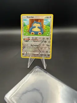 Pokemon TCG Unbroken Bonds Snorlax Reverse Holo Card 158/214 Sun And Moon - Image 3
