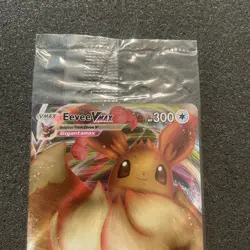SEALED Eevee VMAX SWSH087 Black Star Promo Full Art Holo Pokemon TCG 2021 NM-M - Image 5