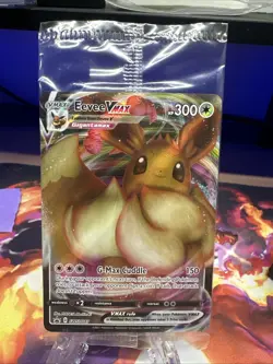 SEALED Eevee VMAX SWSH087 Black Star Promo Full Art Holo Pokemon TCG 2021 NM - Image 1