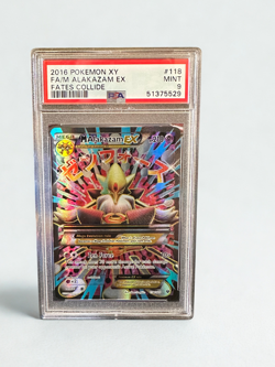 Pokemon 2016 Mega Alakazam EX 118/124 Full Art XY Fates Collide PSA 9 - Image 1
