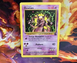 MINT/NM Condition Mewtwo Promo 14 Pokemon Card, Black Star Promo Rare - Image 1