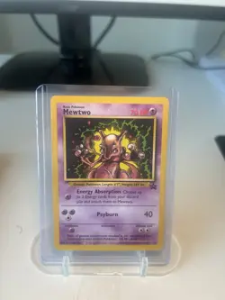 Pokemon TCG! - Mewtwo Black Star Promo Card #14 - Rare Uncommon - LP! - Image 1
