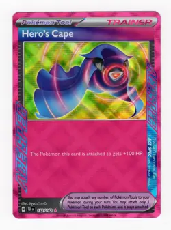 Hero's Cape 152/162 Temporal Forces ACE SPEC Rare Pokemon TCG NM Card - Image 1