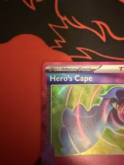 Pokemon TCG Hero's Cape 152/162 Temporal Forces Ace Spec Rare Holo NM - Image 2