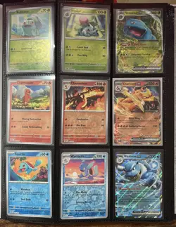 Pokemon 151 Complete Base Holo Master Set 173 of 165 in 151 Binder + Playmat - Image 2