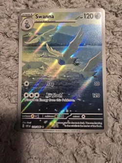 Swanna 110/086 S&V White Flare Illustration Rare Holo Pokemon TCG - NM! - Image 1