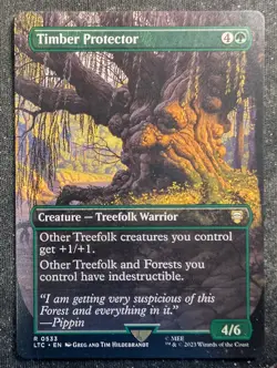 Timber Protector - Borderless - LOTR Tales of Middle Earth (MTG) - Image 1