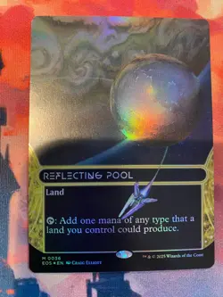 MTG Edge of Eternities Reflecting Pool Stellar Sights Borderless Foil - Image 1