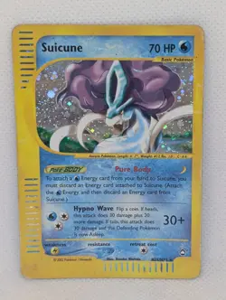 Suicune H25/H32 Aquapolis Holo Rare Legendary Pokemon TCG Nintendo e-reader - Image 1