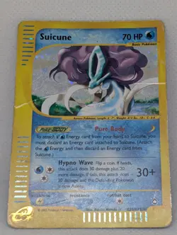 Suicune H25/H32 Aquapolis Holo Rare Legendary Pokemon TCG Nintendo e-reader - Image 3