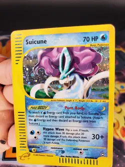 Pokemon Suicune H25/H32 Aquapolis Holo Rare Legendary TCG Nintendo e-reader MP - Image 2