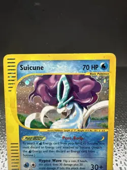Suicune H25/H32 Aquapolis Holo Rare Legendary Pokemon TCG Nintendo e-reader MP - Image 3