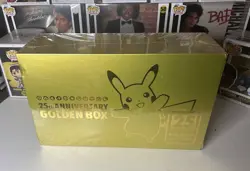 Pokemon Center Japanese Exclusive 25th Anniversary Golden Box New/Factory Sealed - Image 1