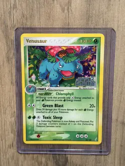 Pokemon TCG Venusaur EX Crystal Guardians Reverse Holo Card 28/100 Stamped - Image 1