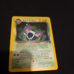 Pokemon Dark Golbat TCG Holo Rare Card 7/82 Team Rocket Series - Image 1