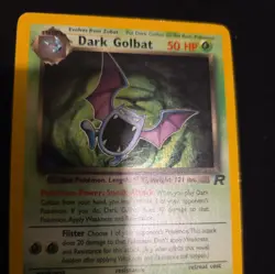 Pokemon Dark Golbat TCG Holo Rare Card 7/82 Team Rocket Series - Image 2