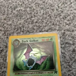 Pokemon Dark Golbat TCG Holo Rare Card 7/82 Team Rocket Series - Image 2