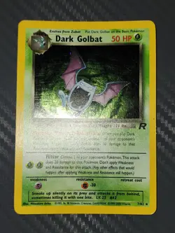 Pokemon TCG - Dark Golbat - Team Rocket Set - Holo Rare Trading Card (7/82) - Image 2