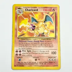 Charizard 3/110 WTOC Legendary Collection Rare Non Holo 2002 Pokemon TCG - MP - Image 1