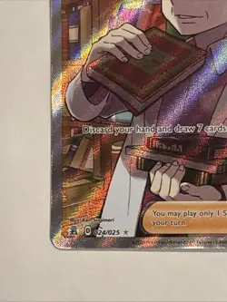 Professor's Research Full Art 024/025 Ultra Rare Holo Celebrations Pokemon TCG - Image 5