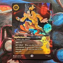 223/204 Goofy - Galumphing Gumshoe ENCHANTED Disney Lorcana Whispers In the Well - Image 1