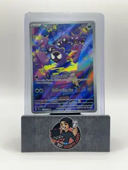 Pokemon TCG Gastly 177/162 Illustration Rare Holo SV05 Temporal Forces - Image 1