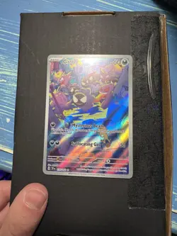 Pokemon TCG Gastly 177/162 Illustration Rare Holo SV05 Temporal Forces - Image 4