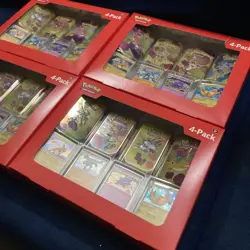 Pokemon 4 Pack Mini Tins + 4 Promo Cards - 151 SAMS CLUB EXCLUSIVE 4x Lot Of 4 - Image 3